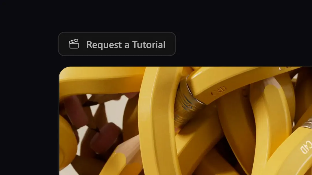 Downloadable file page showing the Request a Tutorial button